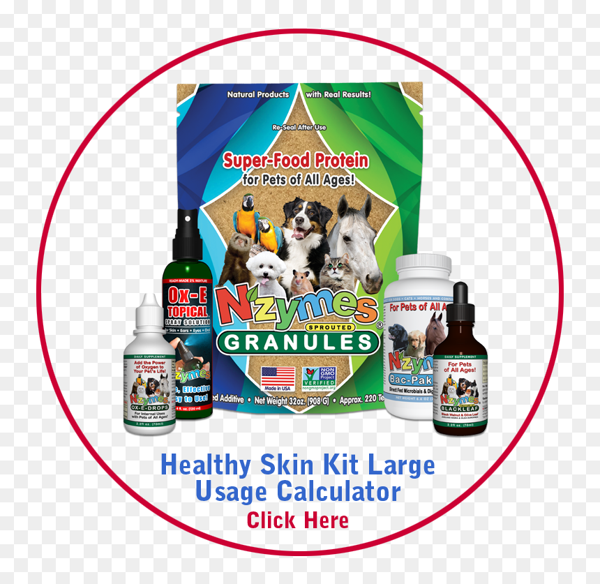 Large Kit Calculator - Nzymes Healthy Skin Kit, HD Png Download - non gmo png