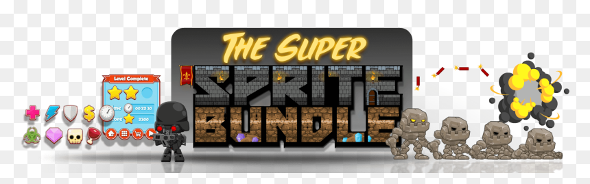Super Sprite Bundle Header - Pc Game, HD Png Download - game sprite png