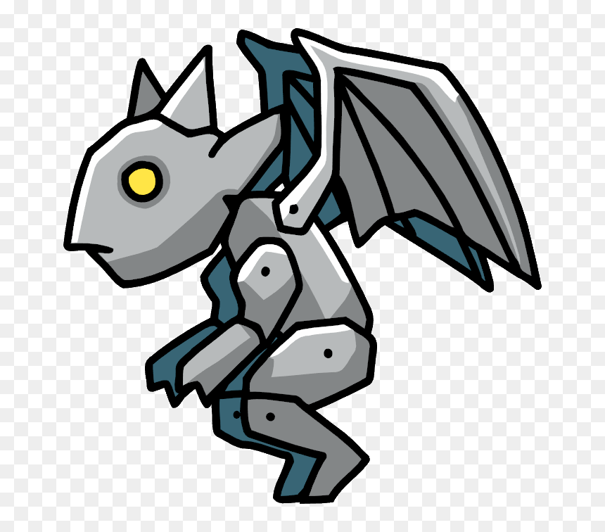 Scribblenauts Gargoyle Clip Arts - Scribblenauts Gargoyle, HD Png Download - gargoyle png
