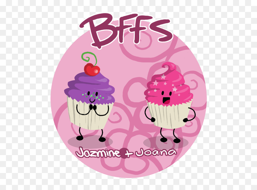 Bffs Cupcakes, HD Png Download - bff png