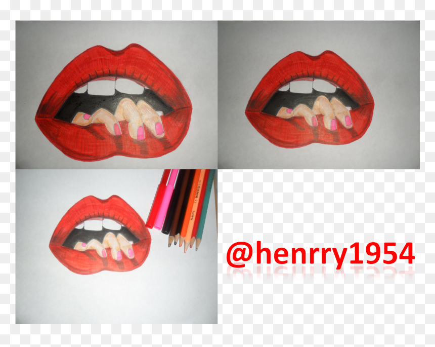 Portable Network Graphics , Png Download - Fingers Coming Out Of Mouth Drawing, Transparent Png - labios png