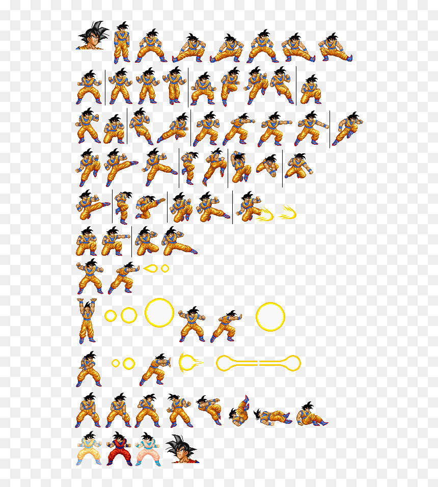 Dbz Goku Sprites PC Computer CASIA