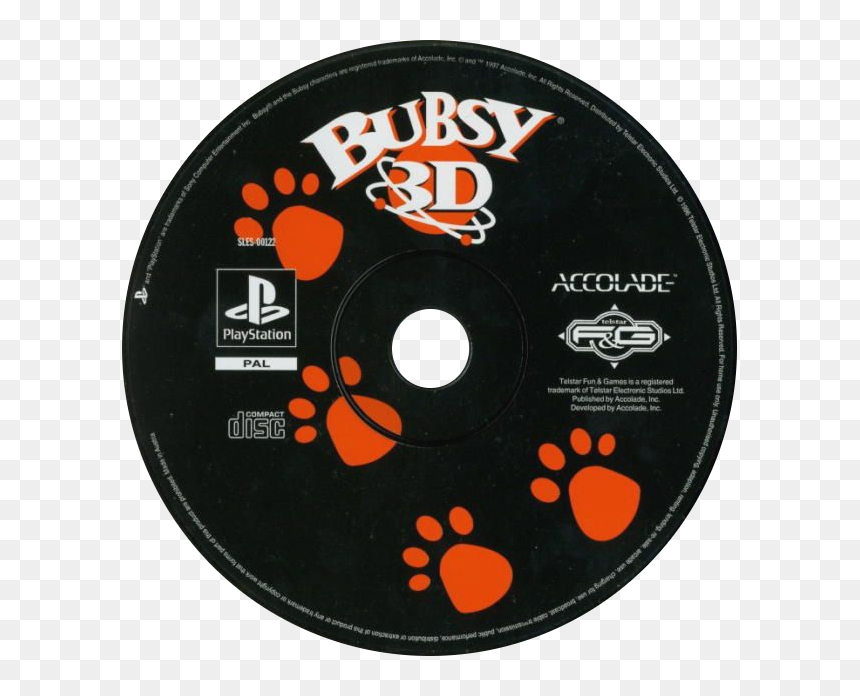 Bubsy 3d Ps1 Cd , Png Download - Playstation 2, Transparent Png - bubsy png