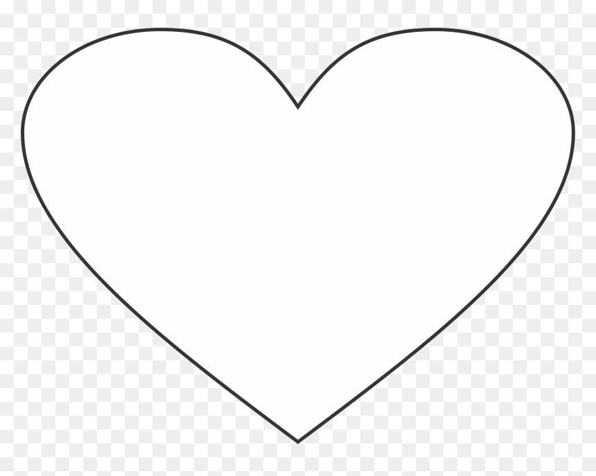 Transparent Heart Png White, Png Download - moldura branca png