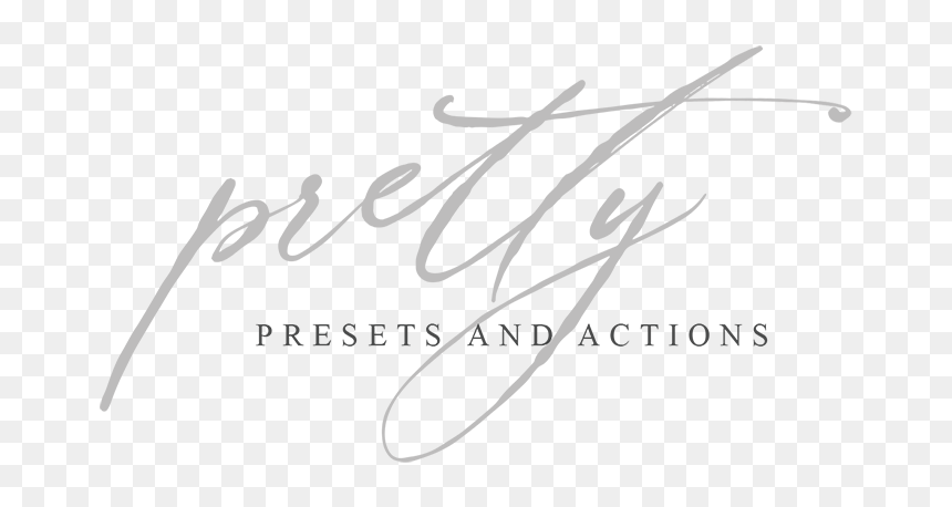 Pretty Presets For Lightroom - Calligraphy, HD Png Download - film grain overlay png