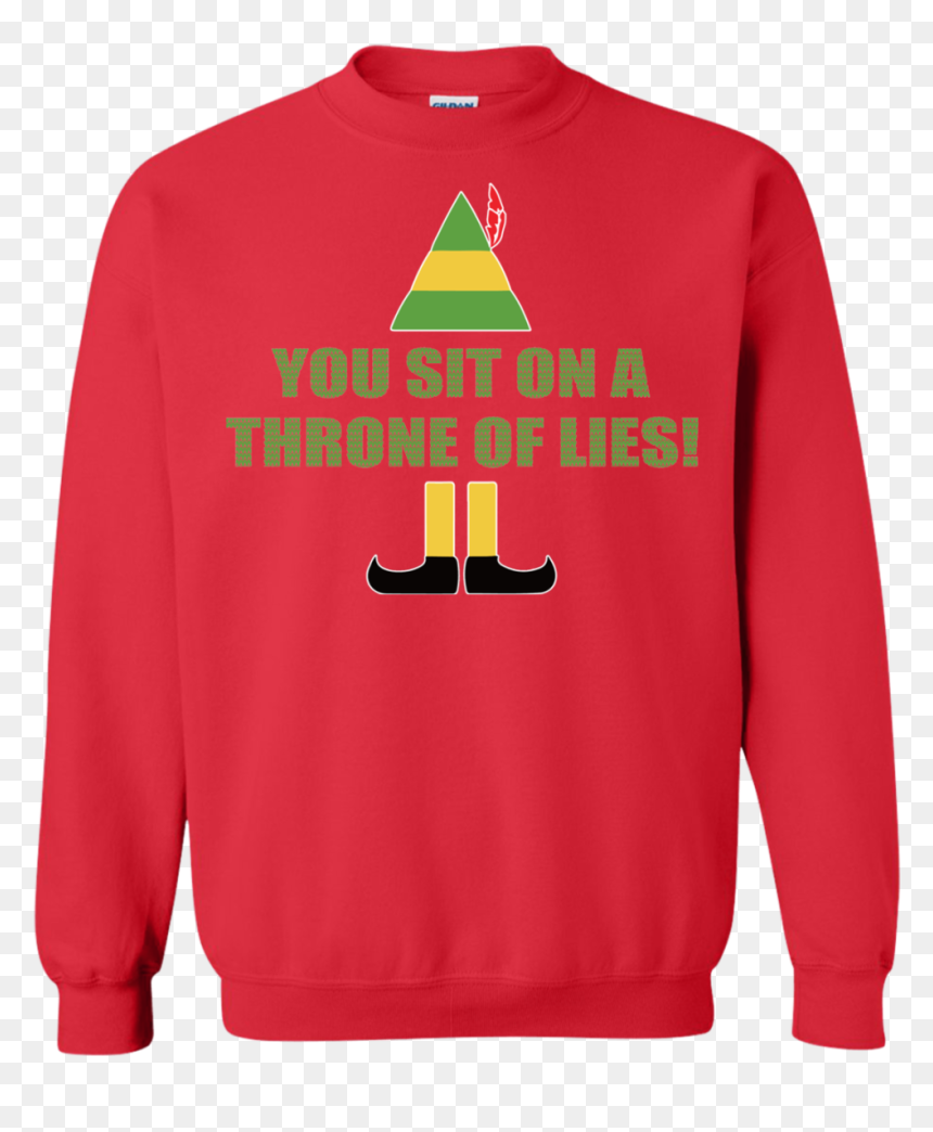Buddy The Elf You Sit On A Throne Of Lies Christmas - Love My Boyfriend Yes He Bought Me, HD Png Download - buddy the elf png