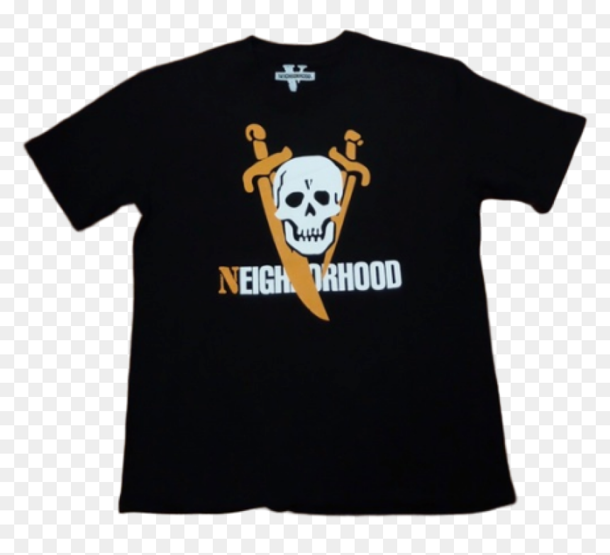 Vlone Neighborhood Short Sleeve Tee - Neighbourhood X Vlone Shirt, HD Png Download - vlone logo png