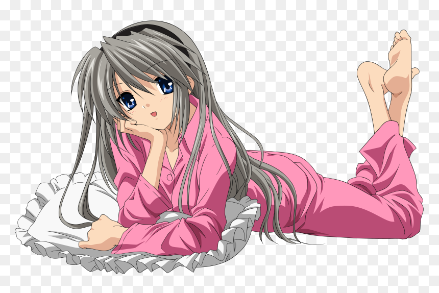 Girl In Pajamas Png - Clannad Tomoyo, Transparent Png - pajamas png