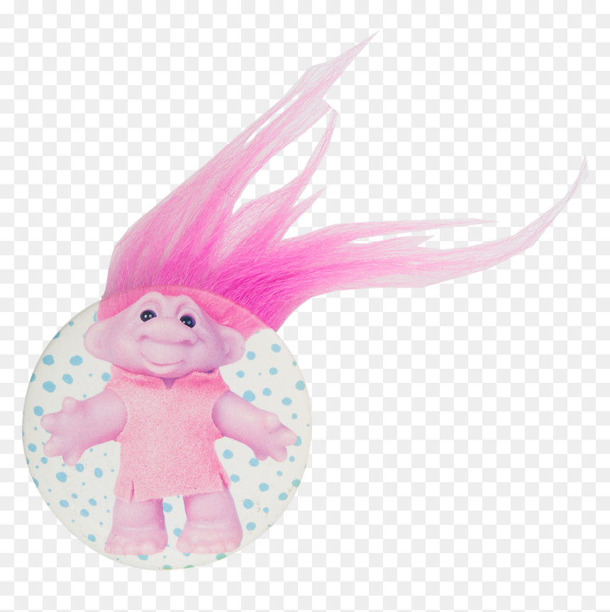 Troll Doll Innovative Button Museum - Doll, HD Png Download - trolls hair png