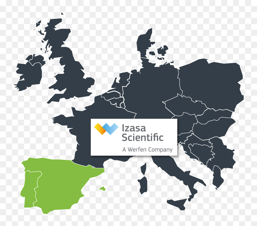 Izasa Scientific And Denssolutions Announce New Partnership - Western Europe Map Icon, HD Png Download - film grain overlay png