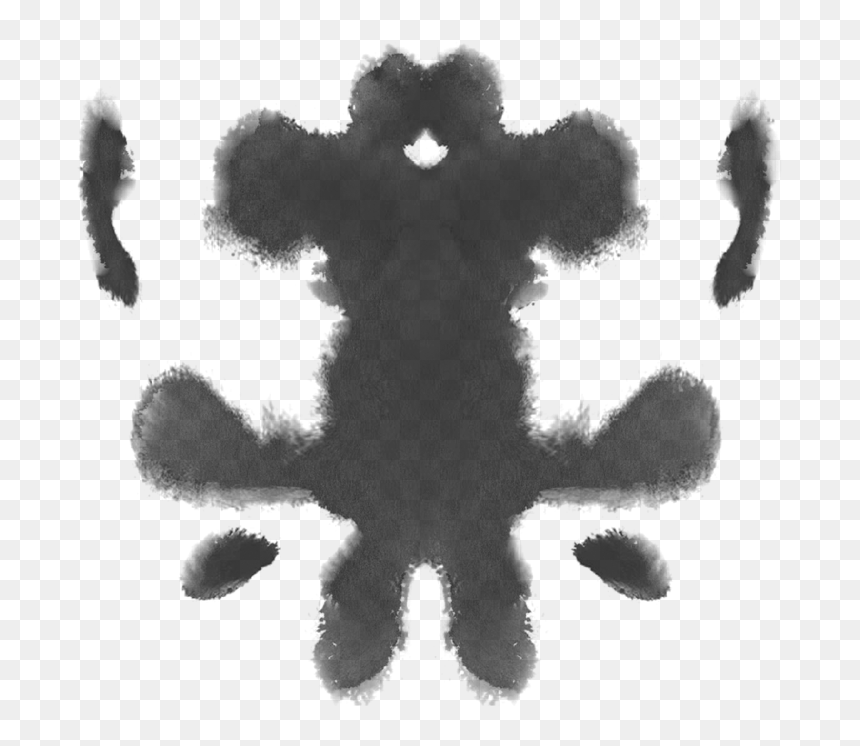Watchmen Rorschach Face Juniors V Neck T Shirt - Rorschach, HD Png Download - rorschach png
