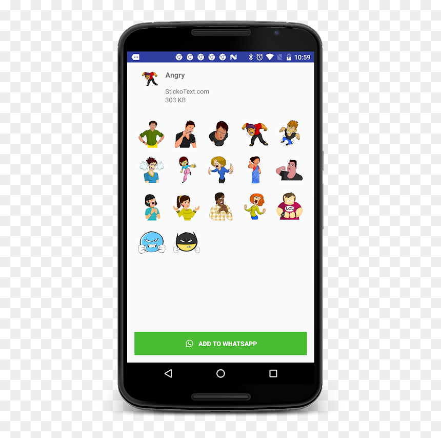 Stickers Packs Maker - ملصقات واتساب جاهزه للتحميل, HD Png Download - emoji whatsapp png beso