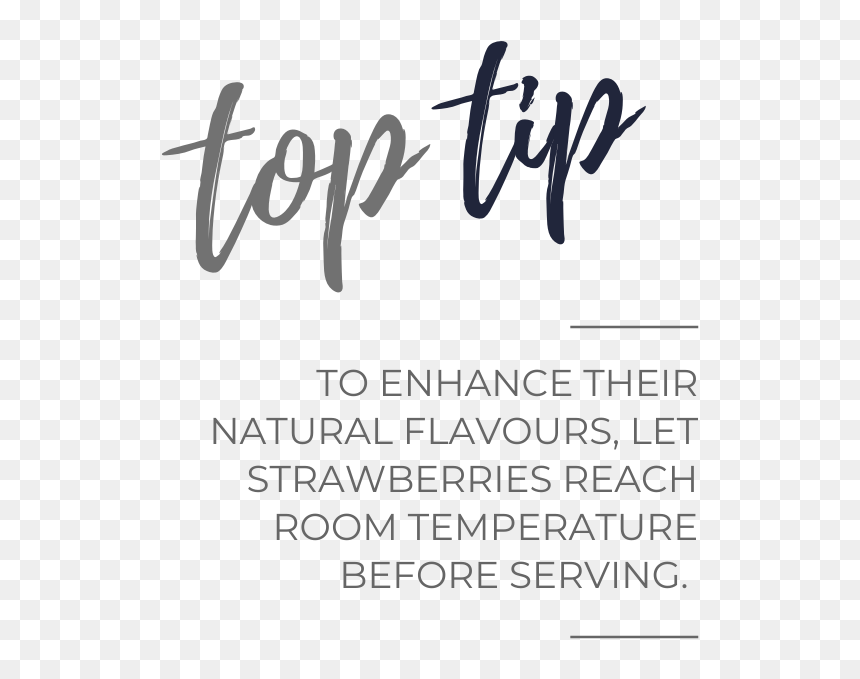 Strawberry Top Tip - Calligraphy, HD Png Download - tip png