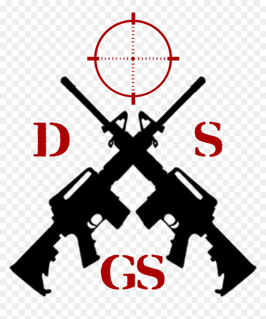Deadshot Guidance Systems - Crossed Guns Transparent Background, HD Png Download - ar png