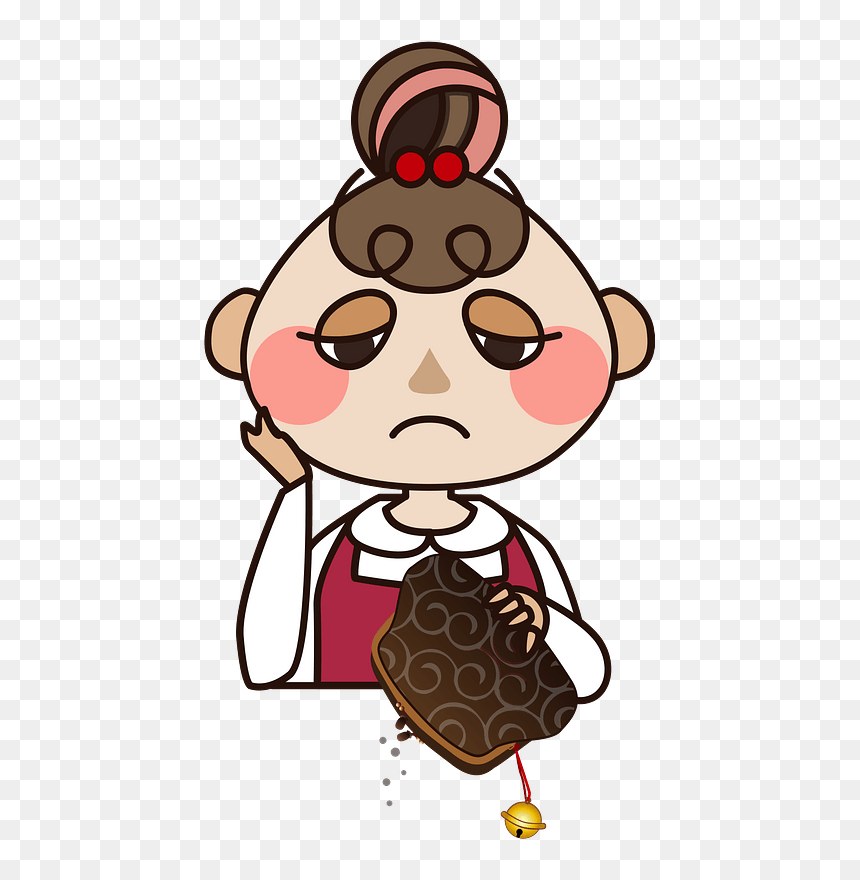 Woman Poor No Money Clipart - Loan, HD Png Download - no money png