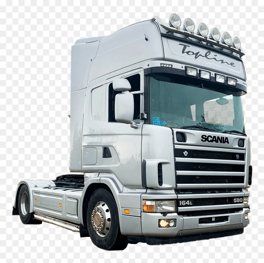 Scania 580 Topline Truck Transparent Image - Scania 164 580 For Sale, HD Png Download - truck.png