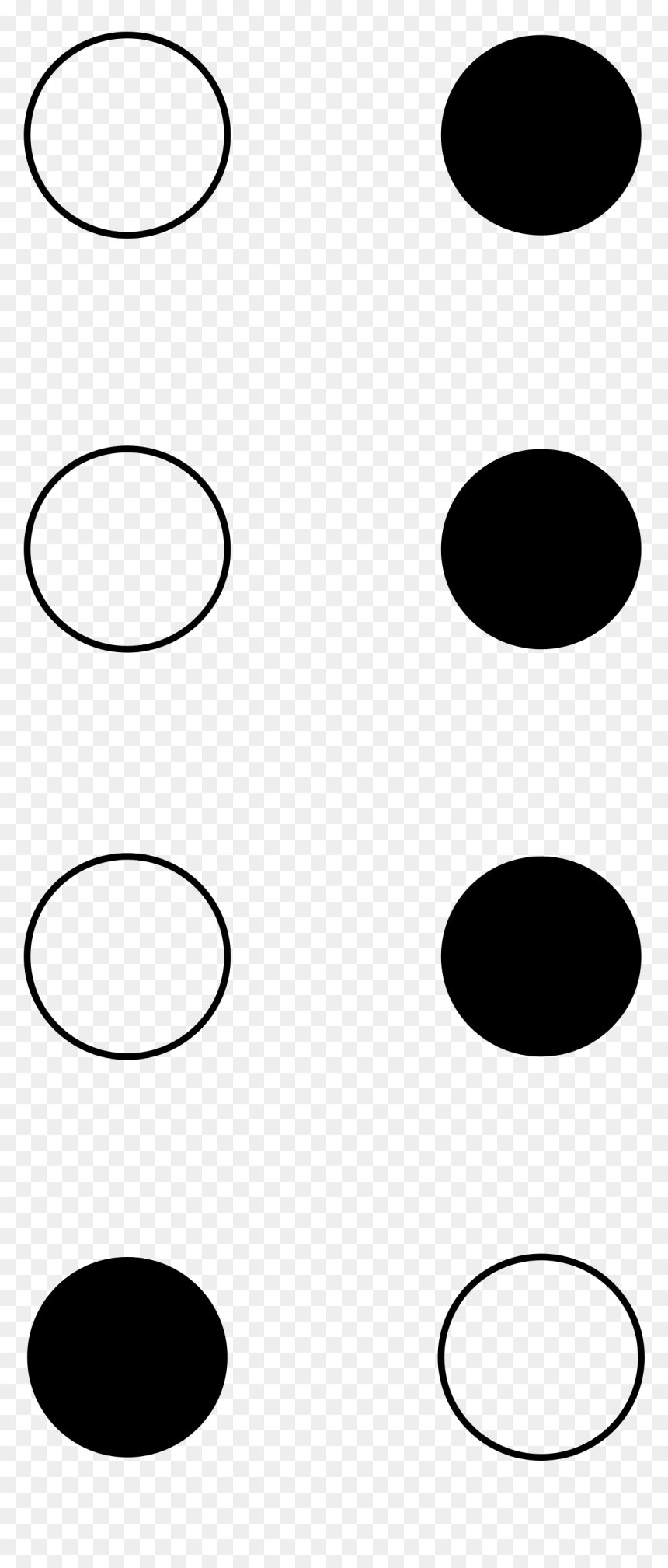 Transparent Dots Pattern Png - Circle, Png Download - open circle png