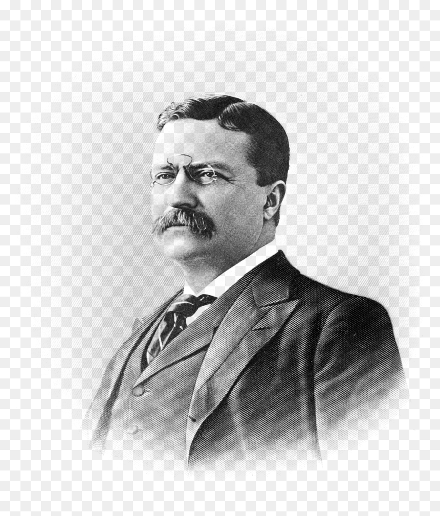 Men Of Mark 101 Theodore Roosevelt - Theodore Roosevelt White Background, HD Png Download - teddy roosevelt png