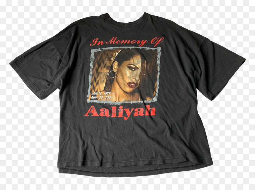 Vintage Try Again Aaliyah Shirt, HD Png Download - aaliyah png