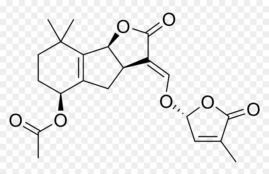 Strigyl Acetate Chemical Structure - Chemical Structure, HD Png Download - structure png