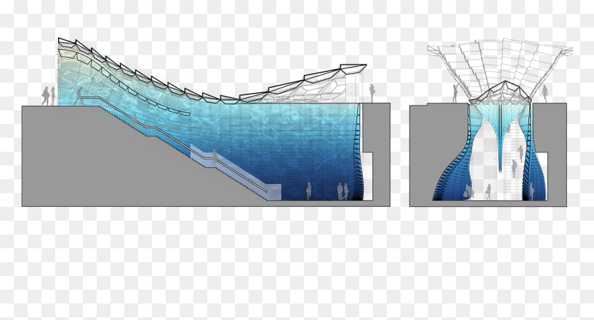 Aquarium Project Architecture, HD Png Download - under the sea png