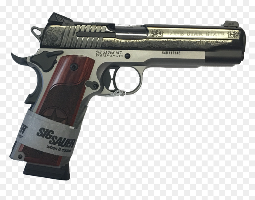Sig Sauer Lone Star 1911 , Png Download - Kimber 45 Laser Grip, Transparent Png - 1911 png
