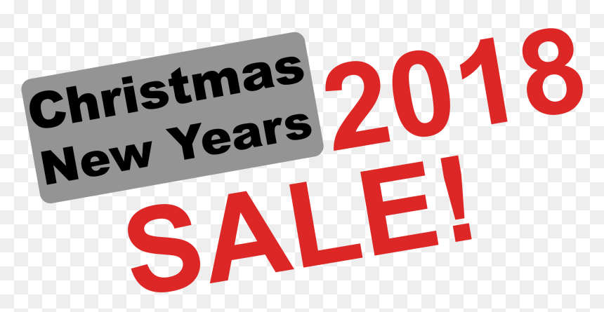 Christmas New Years 2018 Sale - Illustration, HD Png Download - christmas sale png