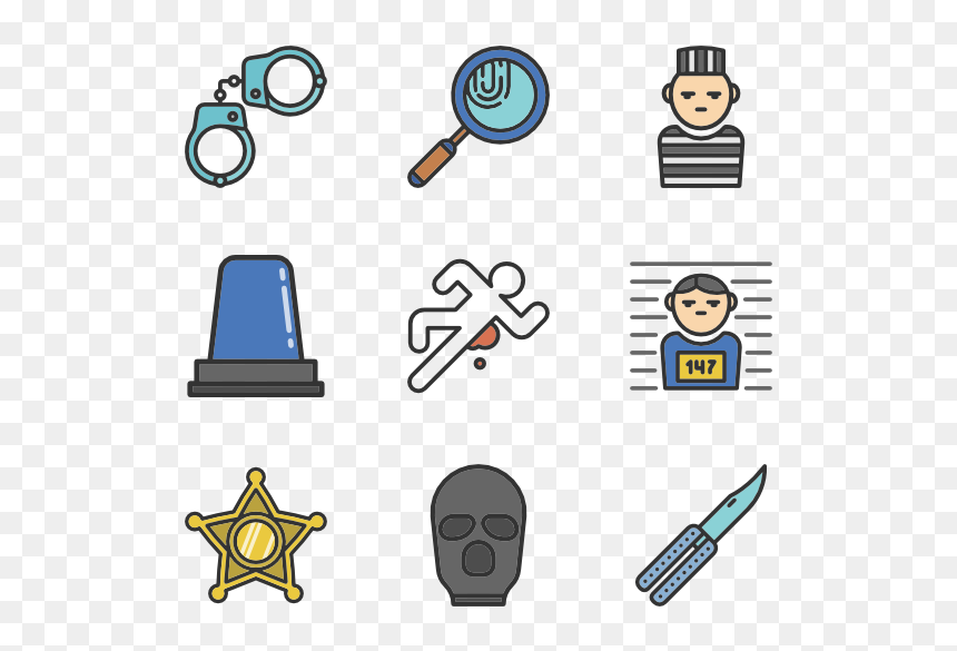Icon, HD Png Download - criminal png