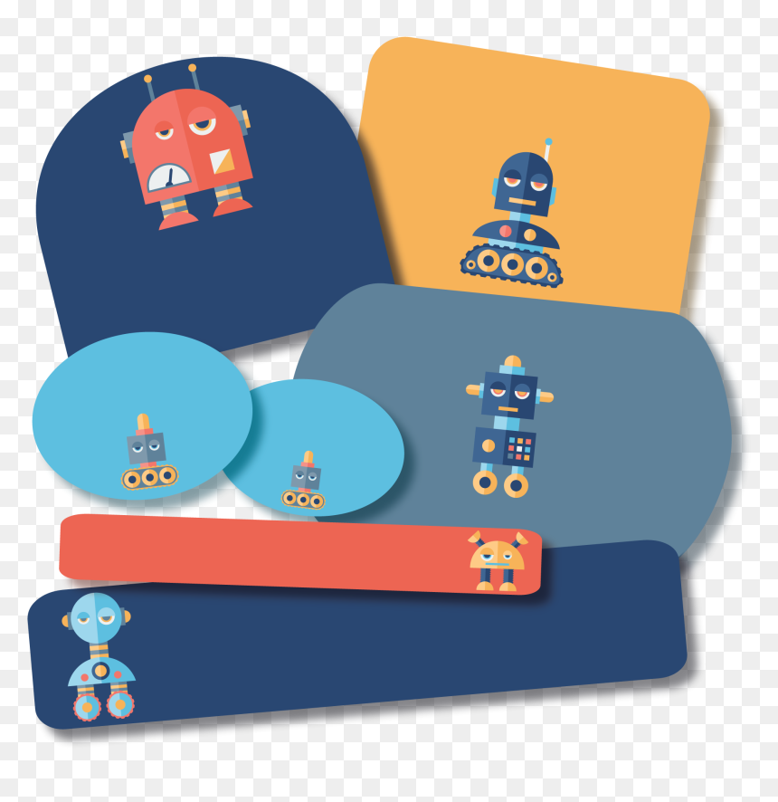 Back To School Pack - Cartoon, HD Png Download - chalkboard label png
