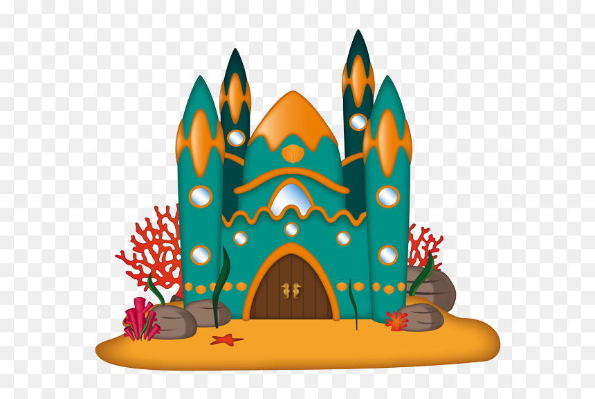 Castle Under The Sea Png, Transparent Png - under the sea png