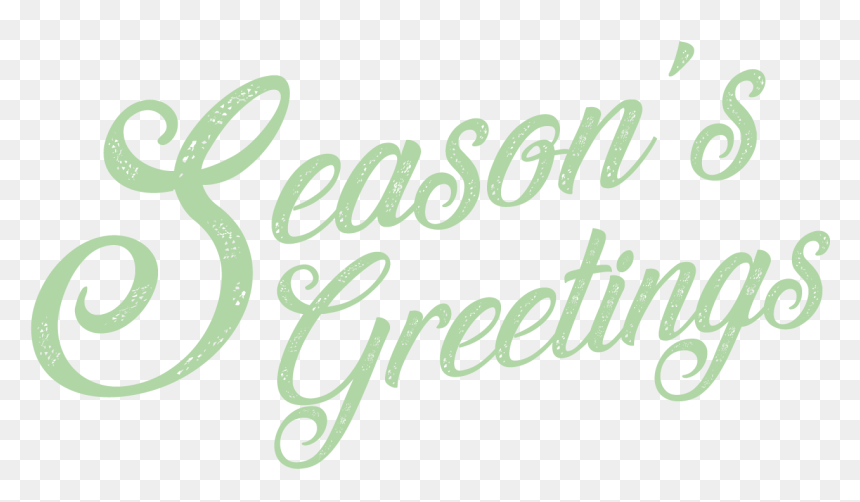 Calligraphy, HD Png Download - seasons greetings png
