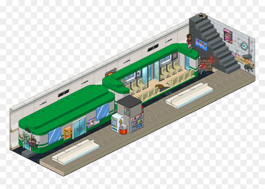 Floor Plan, HD Png Download - subway train png