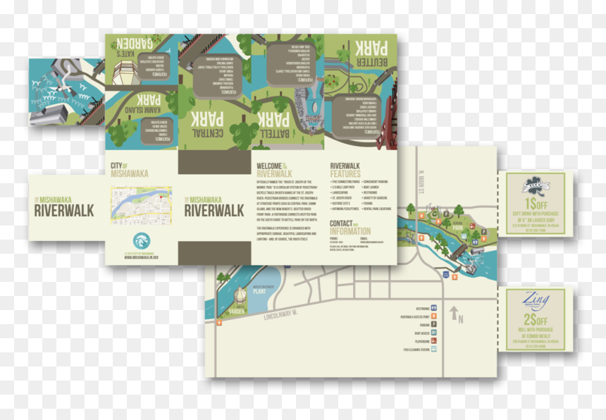7, HD Png Download - folded map png