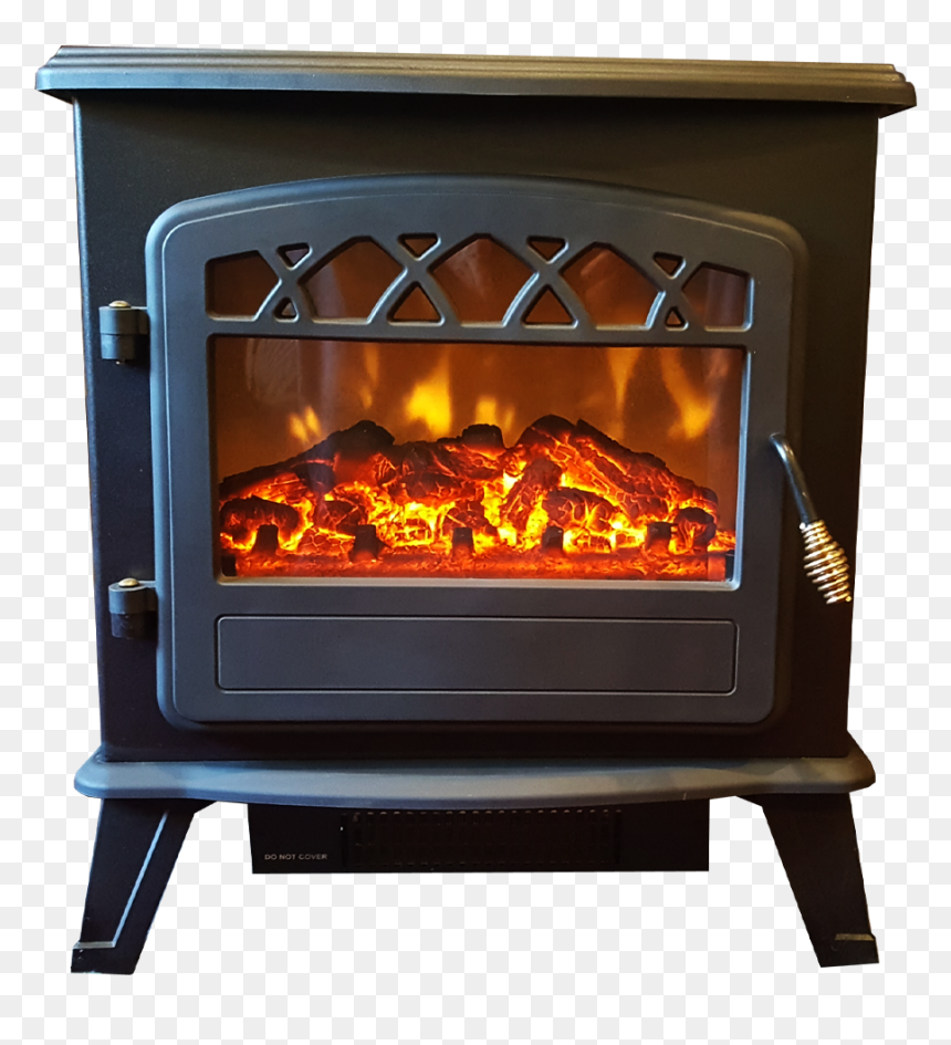 Electric Log Burner Transparent Image - Wood-burning Stove, HD Png Download - wood log png