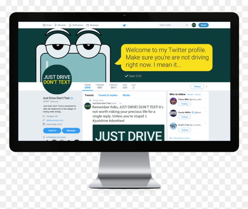 1st Revision Jddt Twiter Profile Page Pc Mockup - Blog, HD Png Download - twiter png
