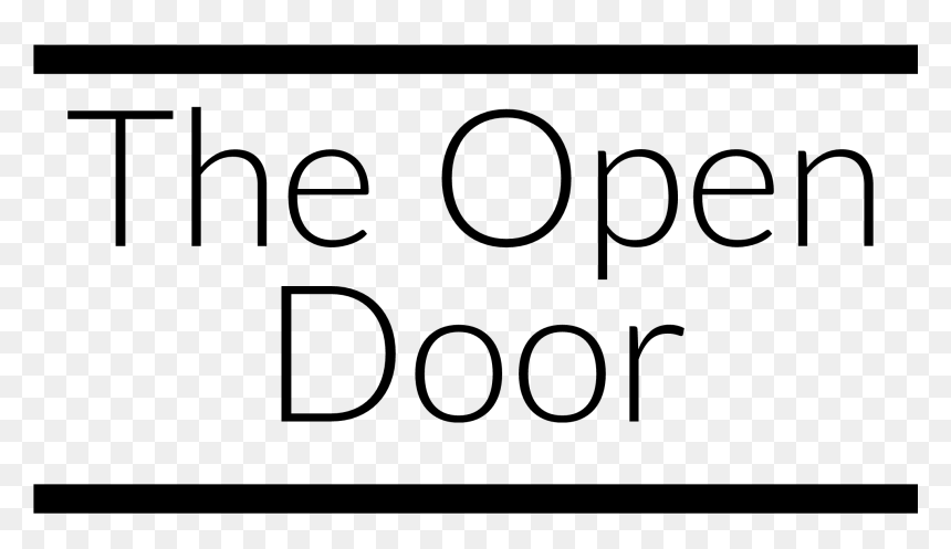 The Open Door - Line Art, HD Png Download - open circle png
