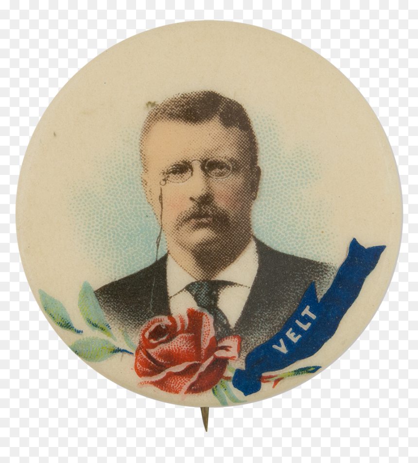 Theodore Roosevelt Political Button Museum - Teddy Roosevelt Circle, HD Png Download - teddy roosevelt png