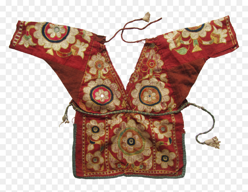 Choli, Early 20th Century, Probably Mandi - Choli Png, Transparent Png - traditional mexican embroidery patterns png