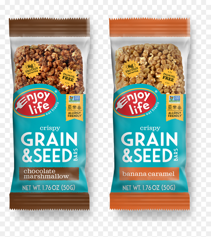 Also, Chocolate Marshmallow And Banana Caramel Grain - Enjoy Life Grain And Seed Bars, HD Png Download - seed of life png