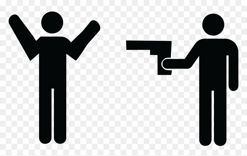 Armed Robbery Clipart, HD Png Download - criminal png