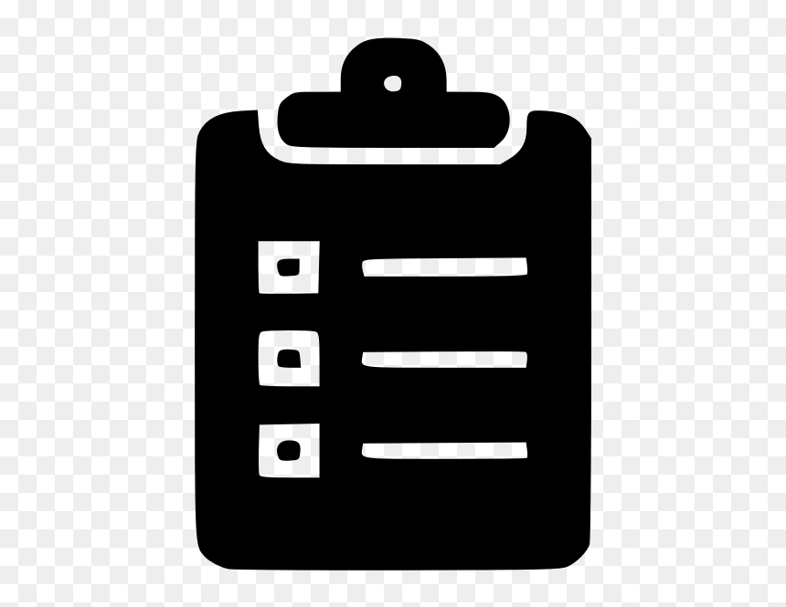 Checklist Silhouette, HD Png Download - check list png