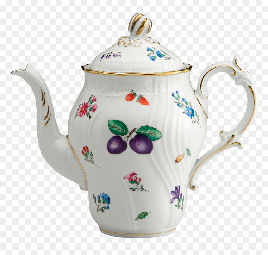 Коллекция Val D’orcio От Richard Ginori - Teapot, HD Png Download - traditional mexican embroidery patterns png
