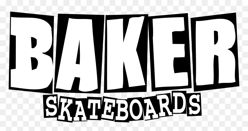 Jpg Transparent Download Skateboard Transparent Baker - Baker Skateboards Logo Vector, HD Png Download - baker png