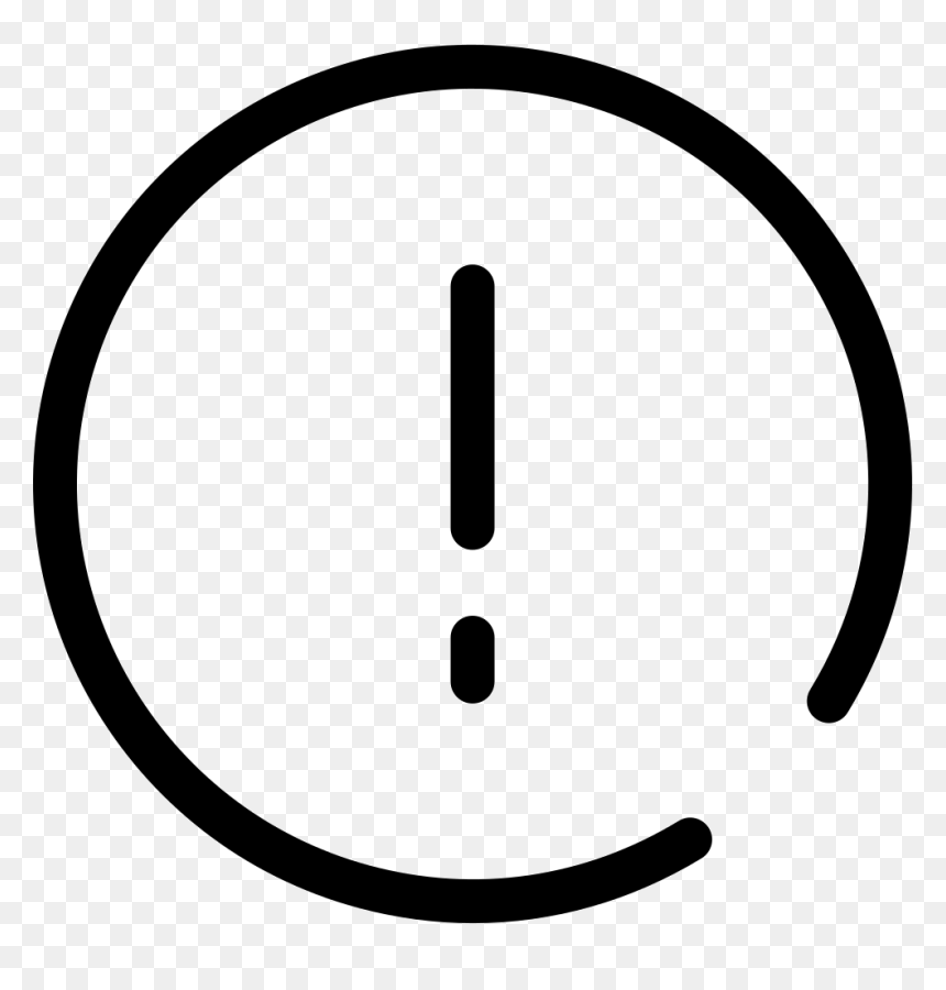 Circle With Exclamation Mark Inside Clipart , Png Download - Circle, Transparent Png - question mark .png