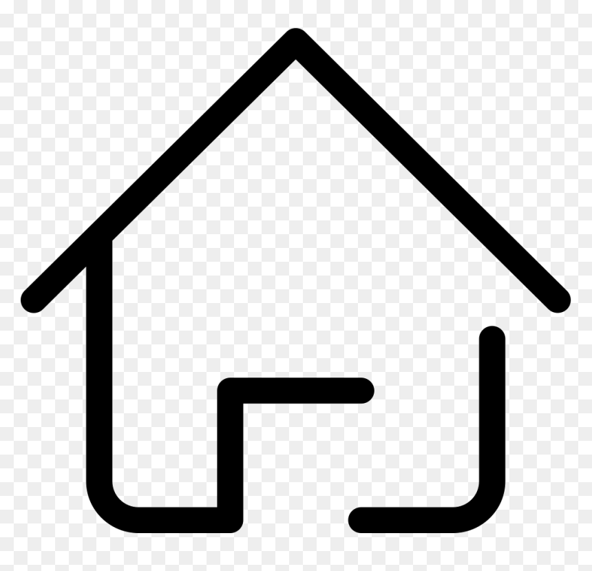 Home Line - Home Line Icon Png, Transparent Png - line icon png