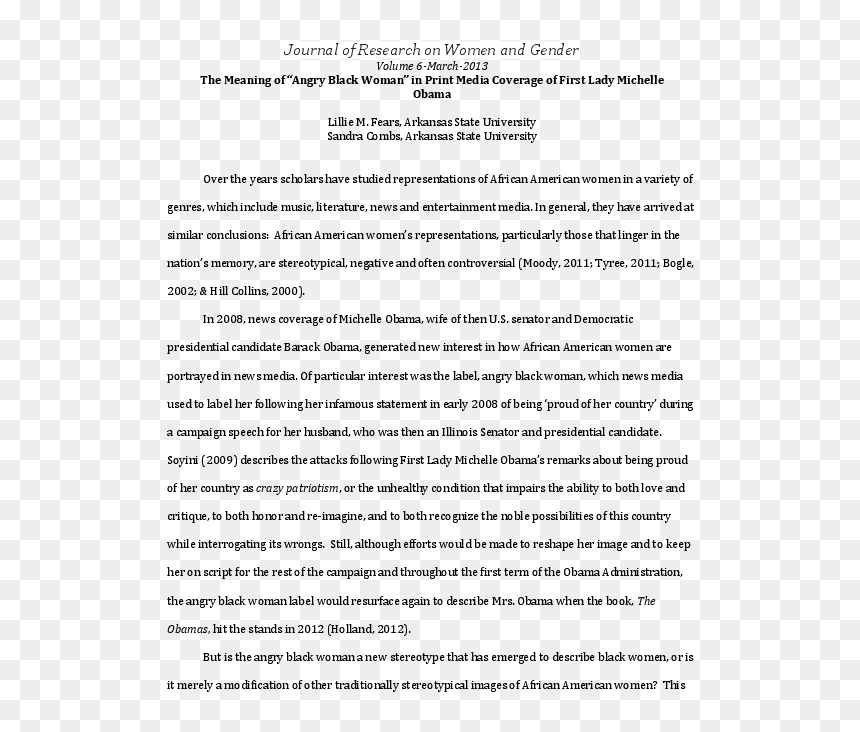 Document, HD Png Download - black women png