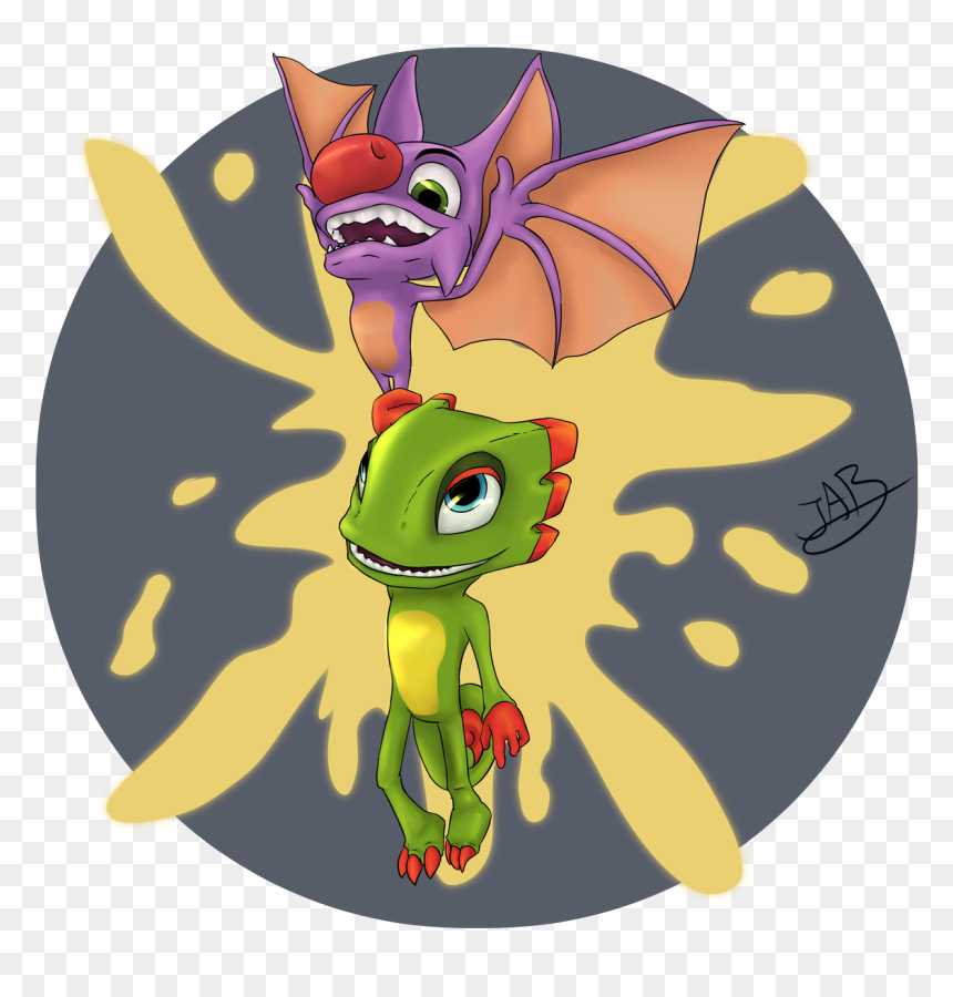 Play Yooka-laylee From @playtonicgames And I"m Loving - Cartoon, HD Png Download - yooka laylee png
