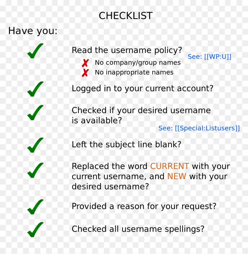 Wp Chu Checklist - Checklist For Telling Time, HD Png Download - check list png