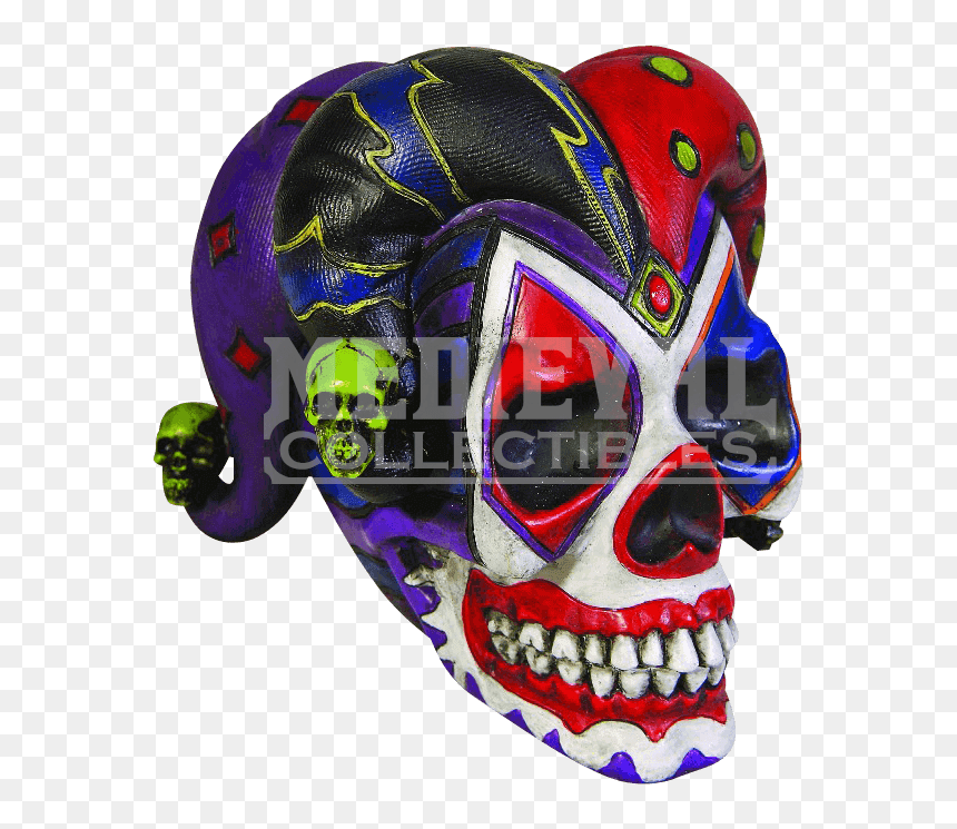 Statue Cc By Medieval - Craneo Pintado De Payaso, HD Png Download - jester png