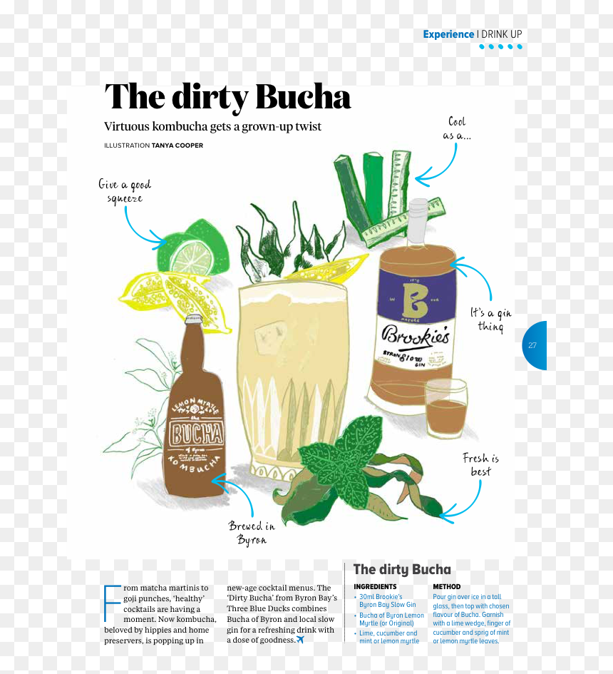 Bucha Gin Jetstar Cocktail - Illustration, HD Png Download - dirty glass png
